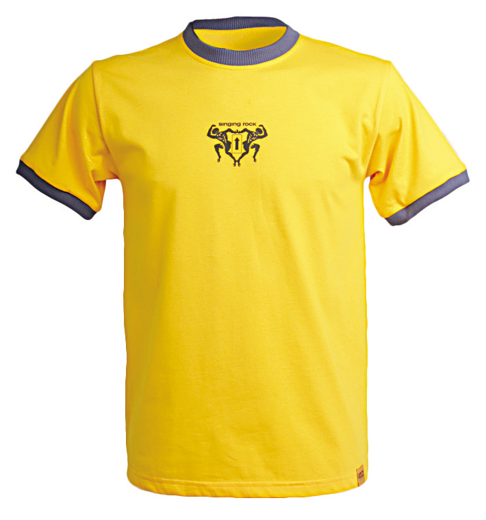 Pánské Tričko BACKBONE Žluté